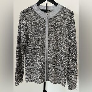 ✨ Ness Sparkly Marled Cardigan – Holiday-Ready & Cozy-Cute! (Sz M) ✨